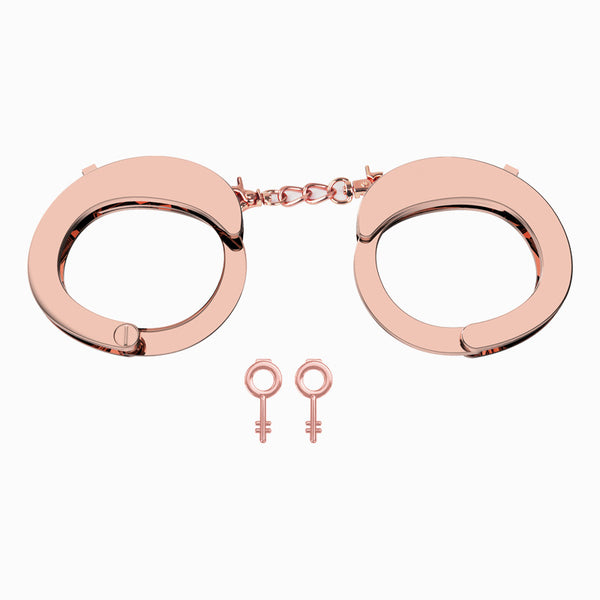 Premium Zinc Alloy Handcuffs - Rose Gold