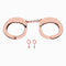 Premium Zinc Alloy Handcuffs - Rose Gold