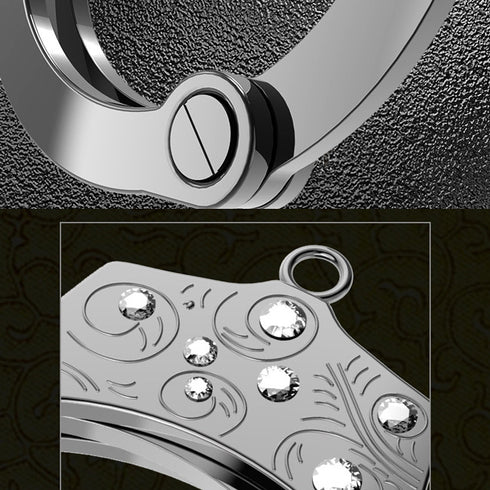ROOMFUN Premium Handcuffs with Grade A Crystals