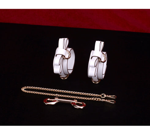 Master Craftsman K9 Bondage Kit with Bone Gag- Pure White