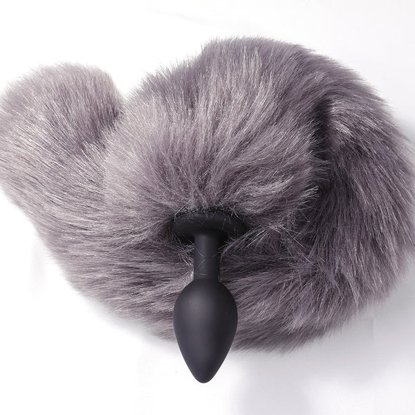 Silicone Fox Tail Butt Plug