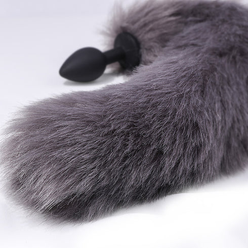 Silicone Fox Tail Butt Plug
