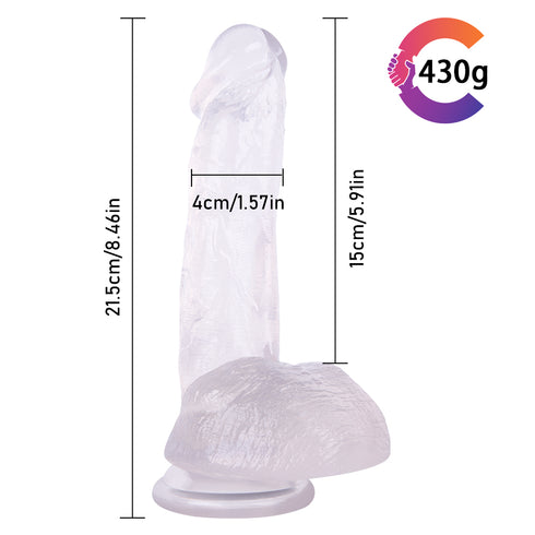 Migic Flute Realistic Dong - Crystal