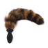 Raccoon Tail Vibrating Butt Plug With Remote