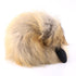 Red Fox Tail Vibrating Butt Plug With Remote