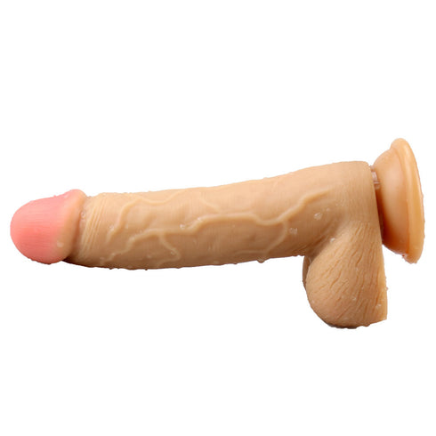T-Buds The Wealthy Liquid Silicone Dildo - 8.05 Inch