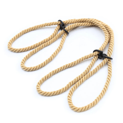 Hogtie Bind & Tie Wrist or Ankle Cuffs - Brown
