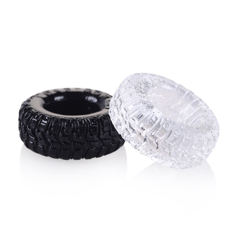 LOVEMOMENT RALLY TIRE COCK RINGS (2 Pack)