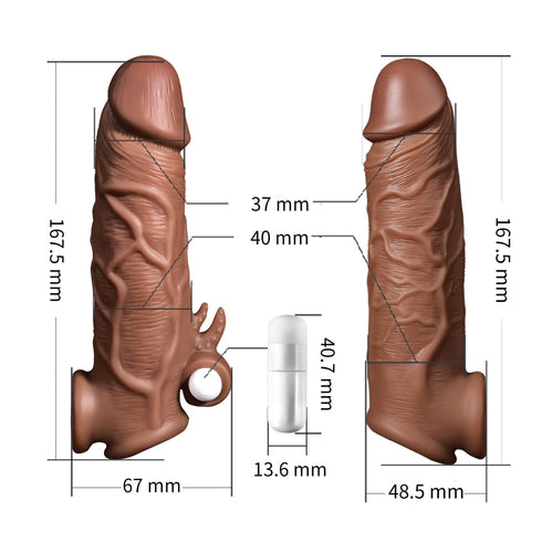 Mars Penis Sleeve - with Vibrator