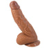 FAAK F6 REALISTIC DILDO 10 INCH - Tan