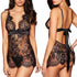 Sexy Lace Halterneck Babydoll with Thong - Small/Medium