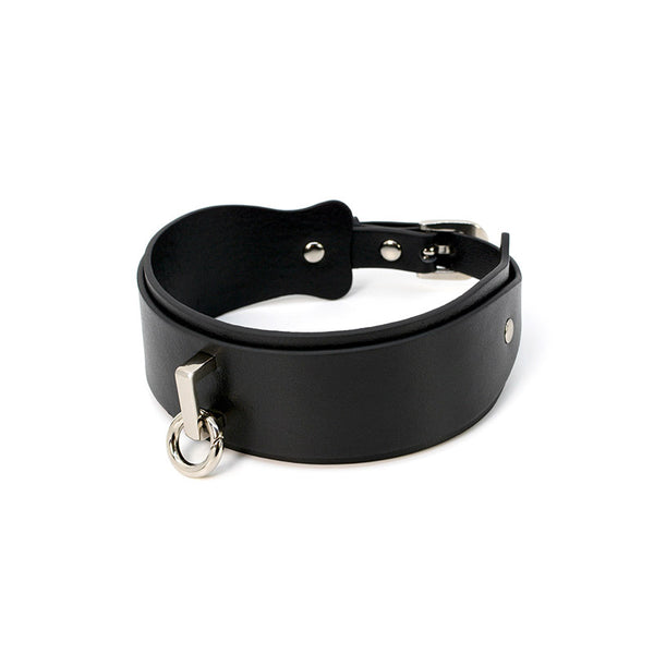 Trio Hide Luxury Cowhide Collar with Leash