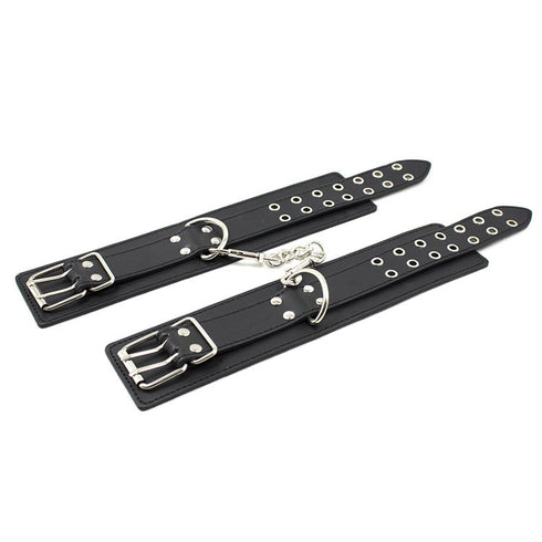 Luxury Heavy Duty PU Leather Bondage Kit - 3 Piece