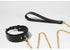 Trio Hide Luxury Cowhide Collar and Cuff Set
