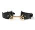 Trio Hide Luxury Cowhide Collar and Cuff Set
