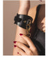 Trio Hide Luxury Cowhide Collar and Cuff Set