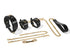 Trio Hide Luxury Cowhide Collar and Cuff Set