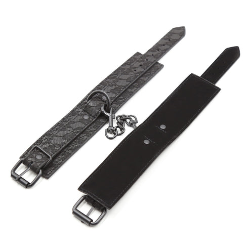 Seduction Series Lace Design Wrist Cuffs - Limited Edition