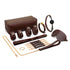 Trio Hide Deluxe Cowhide Bondage Play Set - 9 Pieces