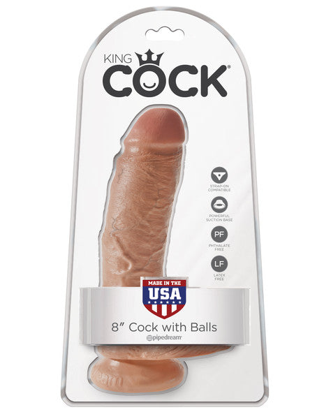 King Cock 8 Inch Cock with Balls