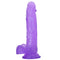 Daewoo Crystal Series Purple Dildo 8 Inch