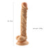 T-Buds Stallion Dildo with Suction Cup 9.95 Inch - Flesh