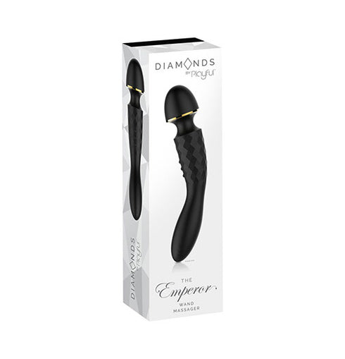 Playful Diamonds The Emperor - Wand Massager - Black