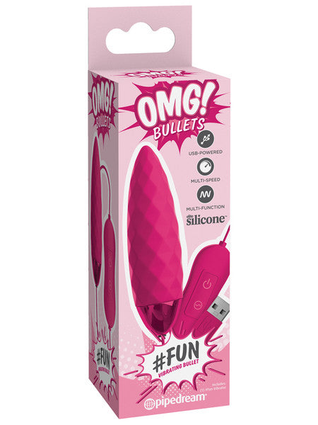 OMG Bullets Fun Vibrating Bullet - Fuchsia