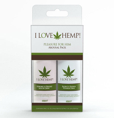 I Love Hemp Pleasure For Him Arousal Pack