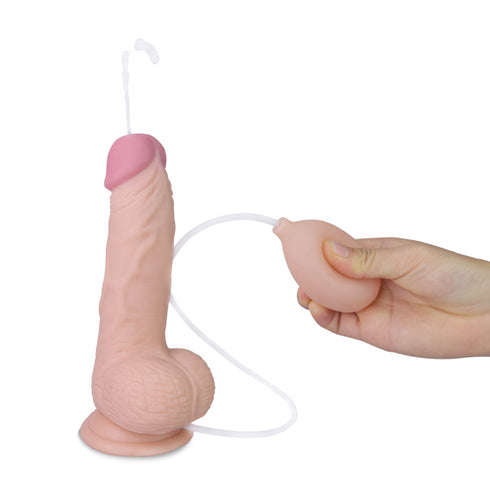LOVETOY SQUIRTING FUN REALISTIC DILDO 8 INCH