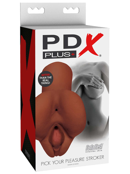 Pipedream Extreme Plus Pick Your Pleasure Stroker Brown