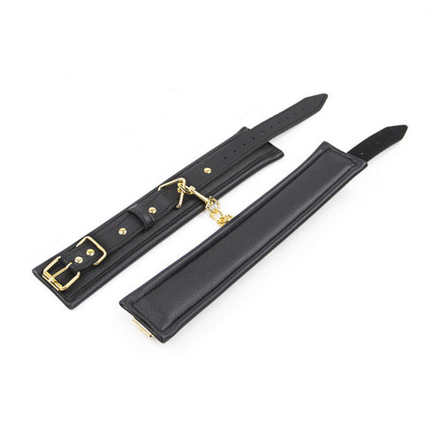 Luxury Soft PU Leather Bondage Kit - 3 Piece