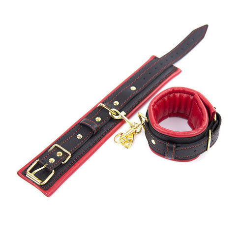 Luxury Soft PU Leather Bondage Kit - 3 Piece