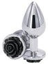 Rear Assets Rose Butt Plug - Black
