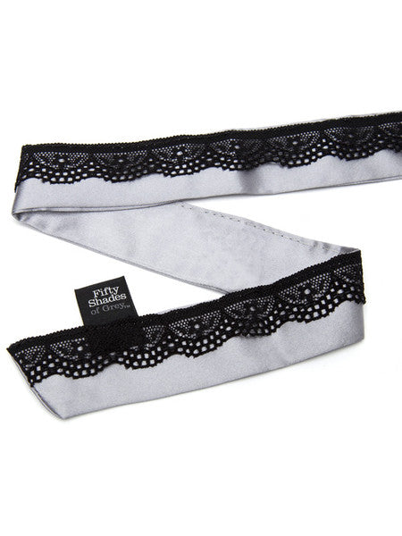 Fifty Shades of Grey Play Nice Satin and Lace Collar and Nipple Clamps