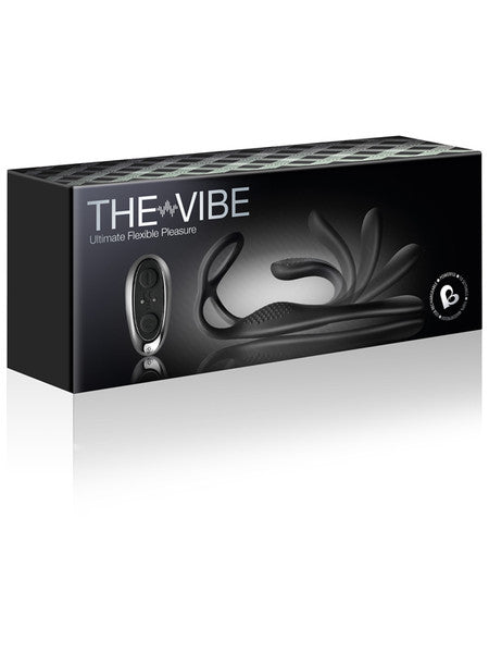 Rocks Off The-Vibe Cock and Ball Ring with Perineum Massager