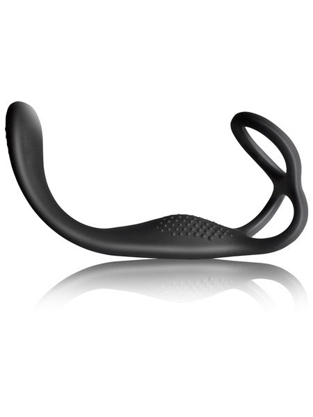 Rocks Off The-Vibe Cock and Ball Ring with Perineum Massager
