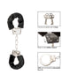 California Exotic Playful Furry Cuffs Black