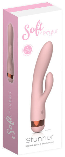 Soft by Playful Stunner Rechargeable Rabbit Vibrator