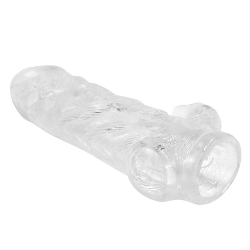 JA Clone Realistic Penis Sleeve - Crystal