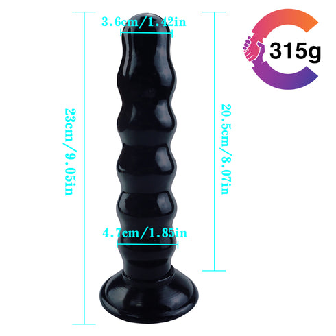 Migic Flute Butt Plug - Black