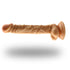 T-Buds Stallion Dildo with Suction Cup 9.95 Inch - Flesh