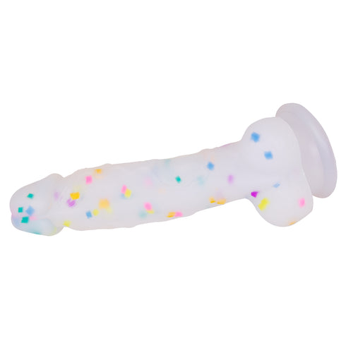 Realistic Dildo - Confetti 7.1 Inch