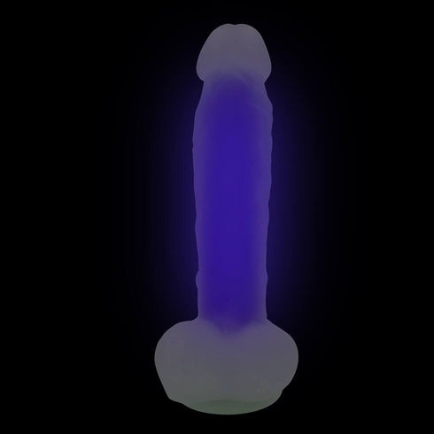 NVTOYS Luminous Silicon Dildo - 8.1 Inch