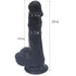 FAAK REALISTIC DILDO F108 Black 7.8 INCH