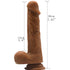 FAAK REALISTIC DILDO F108 7.8 INCH
