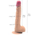FAAK Vibrating/Thrusting Realistic Dildo 9.5 Inch