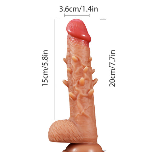 Daewoo Double Layer Silicon Dildo - Thorn