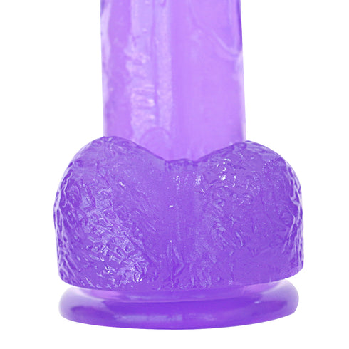 Daewoo Crystal Series Purple Dildo 8 Inch