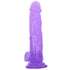 Daewoo Crystal Series Purple Dildo 8 Inch